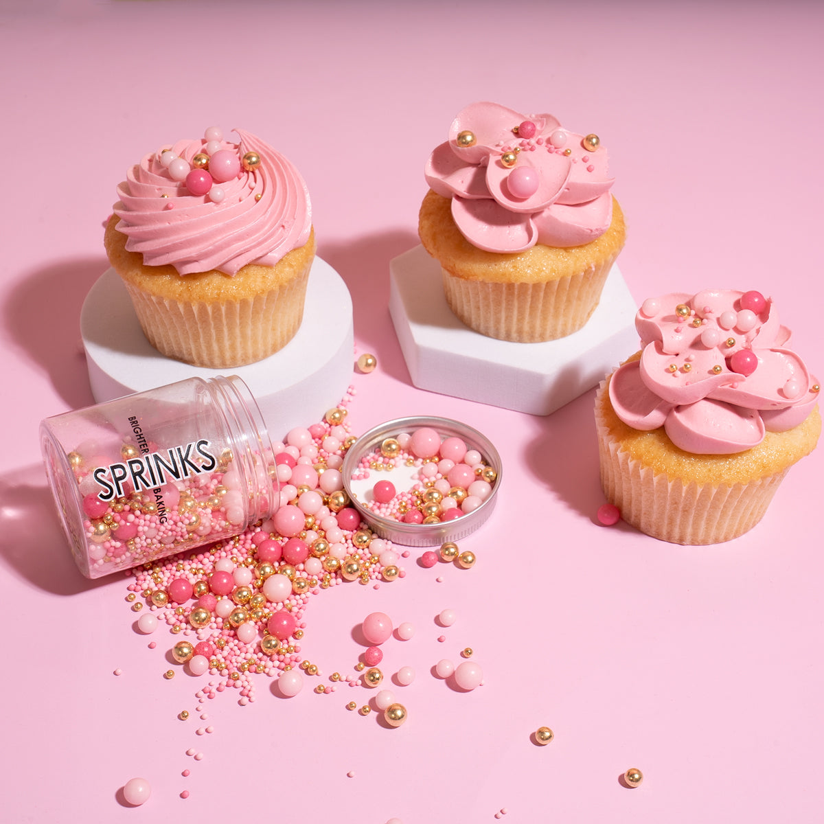 PINK VELVET Crunch Sprinkles 70g - by Sprinks