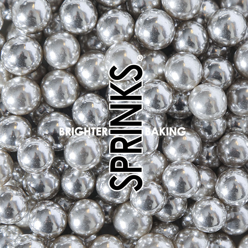 Cachous SILVER 8mm (85g) - by Sprinks