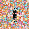 500g PASTEL & GOLD BUBBLE BUBBLE Sprinkles - by Sprinks