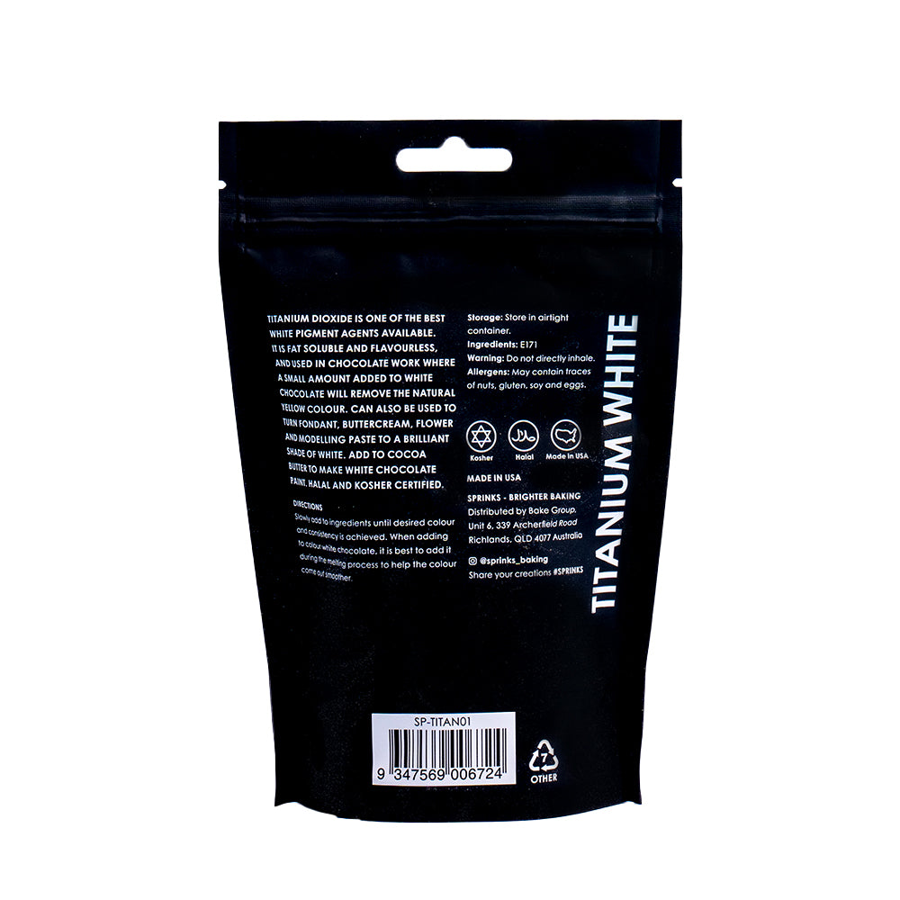 SPRINKS Baking Essentials - Titanium White (100g)
