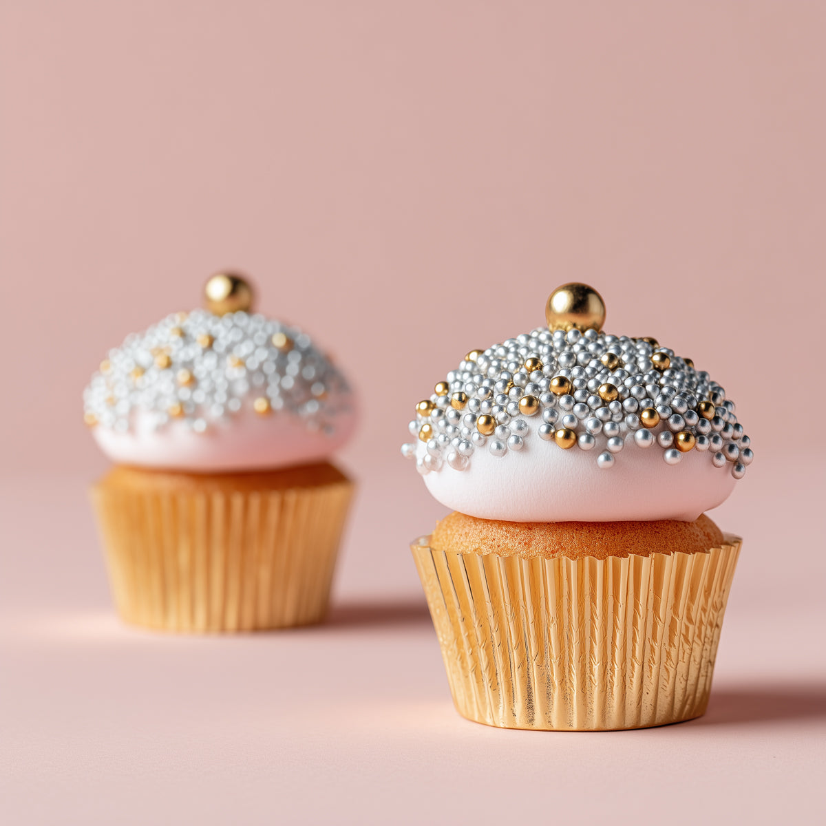 Sprinks Pro Series - 2kg Crunchy Shiny Gold 8mm Sprinkles