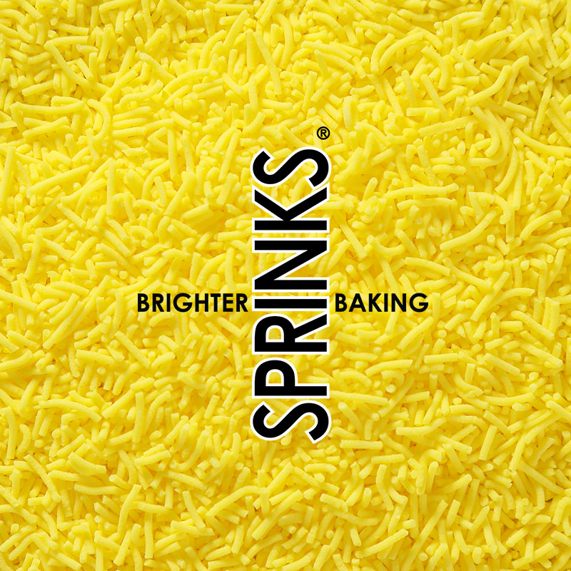 Jimmies 1mm YELLOW (60g) - by Sprinks