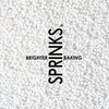 500g Nonpareils WHITE - by Sprinks