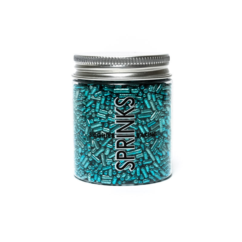 METALLIC BLUE Jimmies 1mm (85g) - by Sprinks