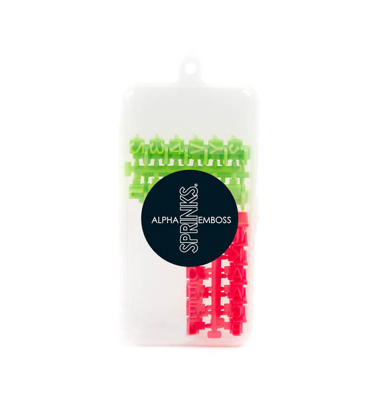 SPRINKS Alphabet & Number Embosser Set