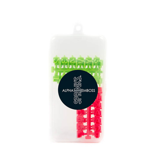 SPRINKS Alphabet & Number Embosser Set