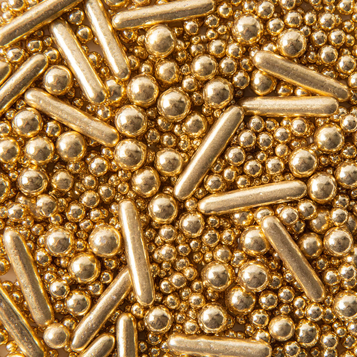 Sprinks Pro Series - Bubble & Bounce Shiny Gold Sprinkles 2kg