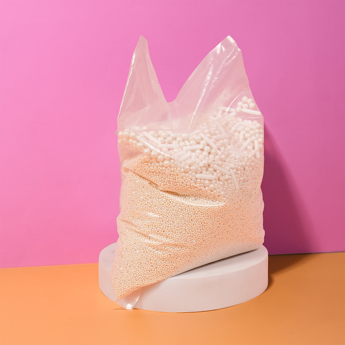 Sprinks Pro Series - White Bubble & Bounce Sprinkles 2kg