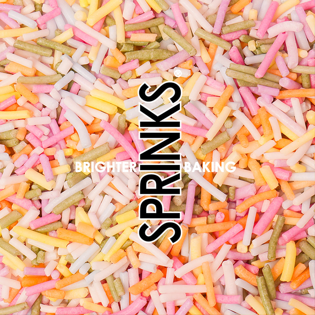 5kg Sugar Free Natural Coloured Jimmies - Pastel Rainbow