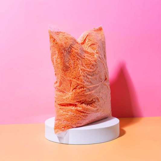 2kg BULK Jimmies 1mm ORANGE - by Sprinks