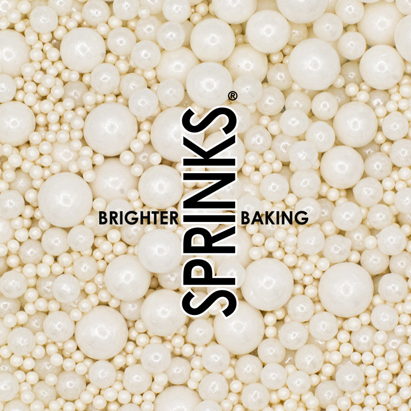 Sprinks Pro Series - Pearl White Bubble Bubble Sprinkles 2kg
